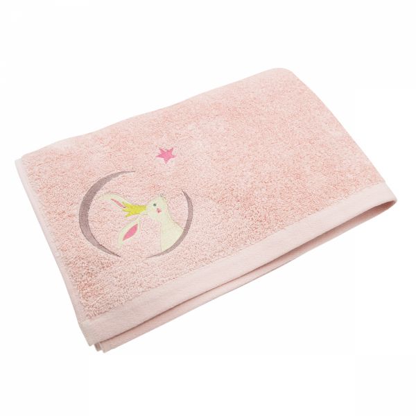 Serviette de bain 70x140 cm Lapin personnalisable