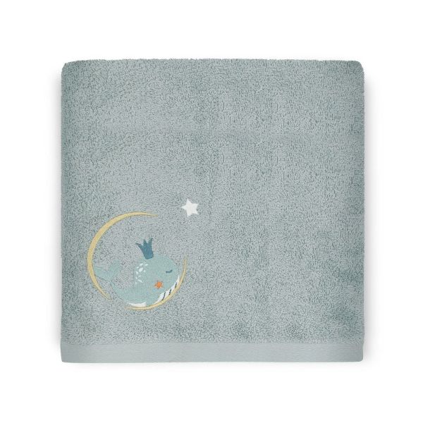 Serviette 70 x 140 Baleine Lagon