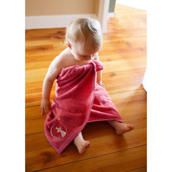 Serviette 70 x 140 Faon Fraise