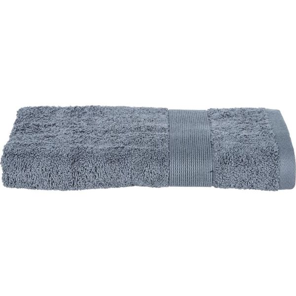 Serviette de bain coton 50 x 90 cm - Gris foncé