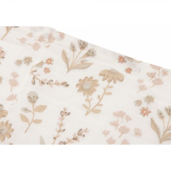Lot de 3 langes en coton 31 x 31 cm Bloomy