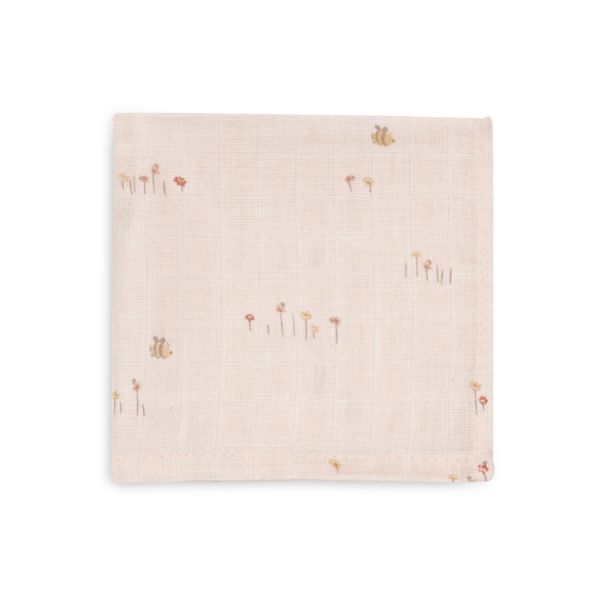 Lot de 3 langes en coton 31 x 31 cm Pretty Picnic