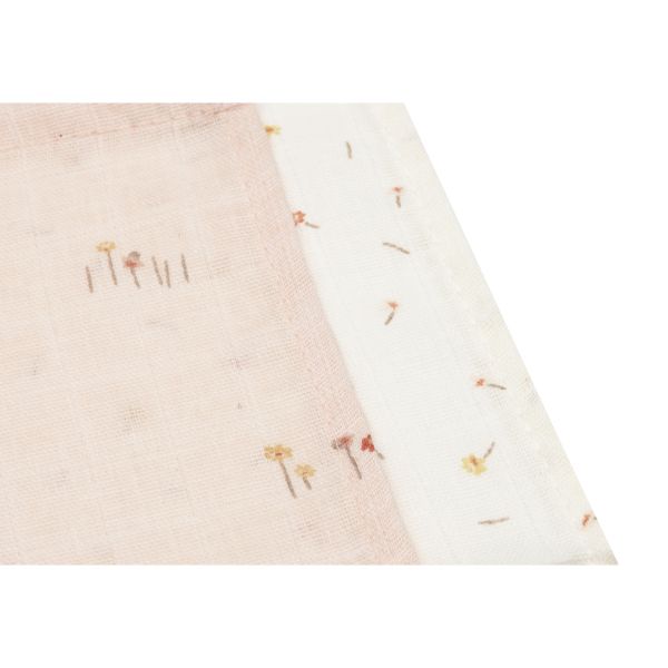 Lot de 3 langes en coton 31 x 31 cm Pretty Picnic