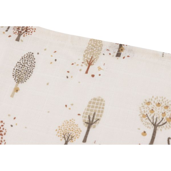 Lot de 3 langes en coton 31 x 31 cm Tiny Park