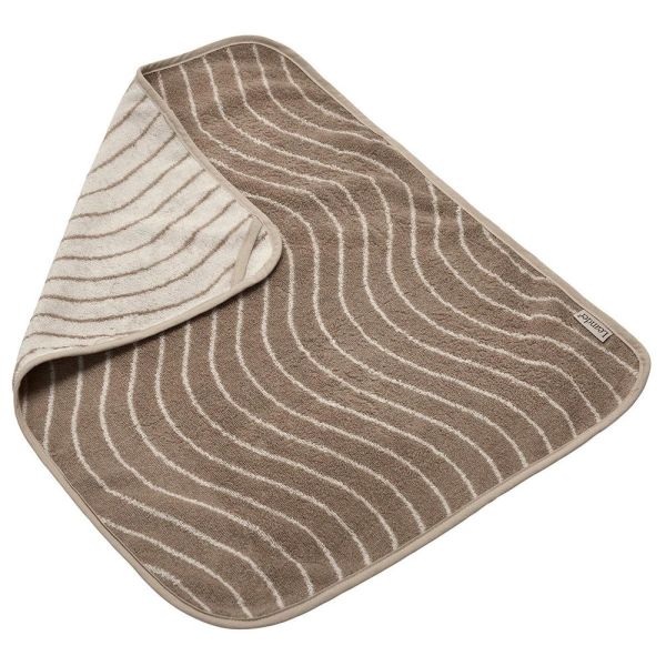 Serviette MATTY design Woodland. Cappuccino