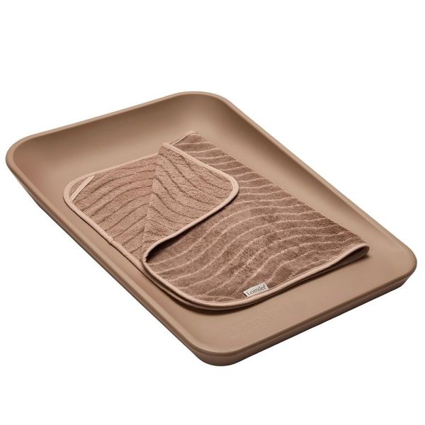 Serviette MATTY design Woodland. Praliné