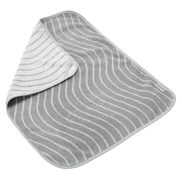 Serviette MATTY design Woodland. Gris
