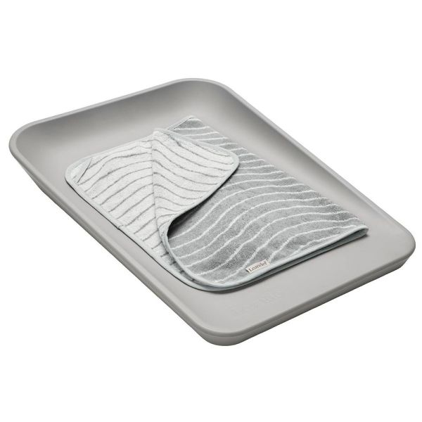 Serviette MATTY design Woodland. Gris