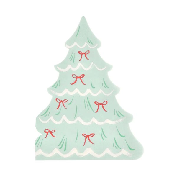 Lot de 16 serviettes - Arbres à nœuds