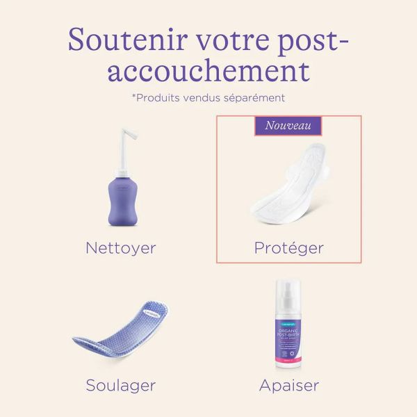 Lot de 10 serviettes maternité 0-2 semaines