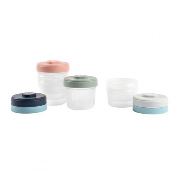 Lot de 6 pots de conservation (90ml et 150 ml)