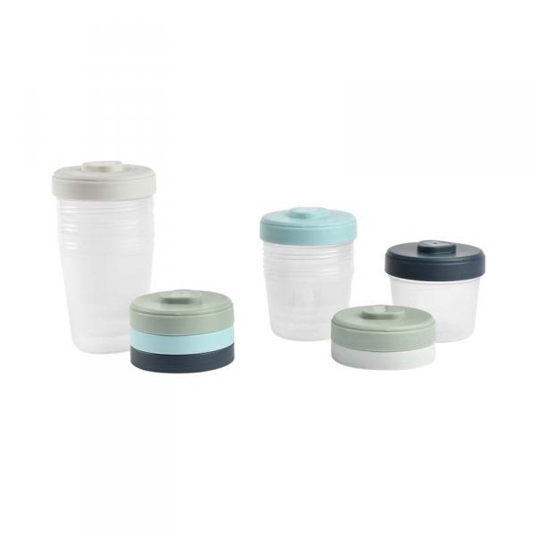 Lot de 8 pots de conservation (150 et 250ml)