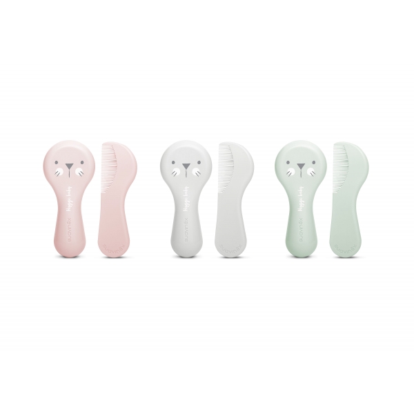 Brosse et peigne bébé Hygge Baby vert