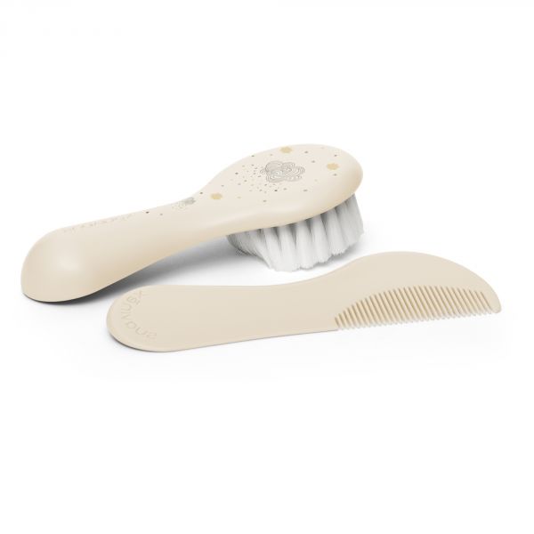 Brosse et peigne bébé Hygge Baby gris - Made in Bébé