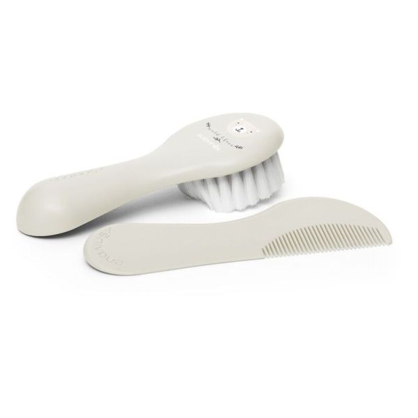 Brosse et peigne bébé Beige