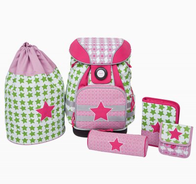 L'ensemble bagagerie enfant Starlight magenta