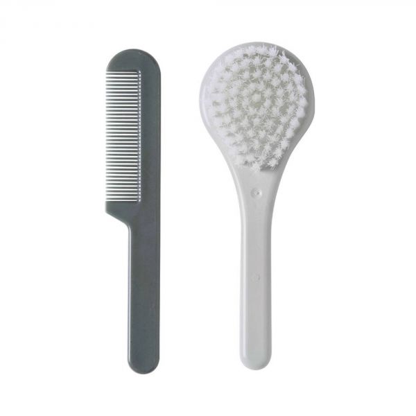 Set Coiffure Brosse et Peigne - Vert sauge