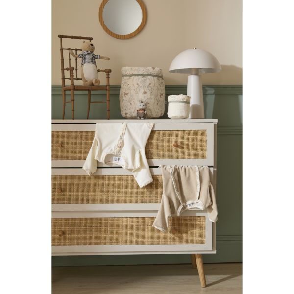 Lot de 2 corbeilles de rangement - Jardin enchanté