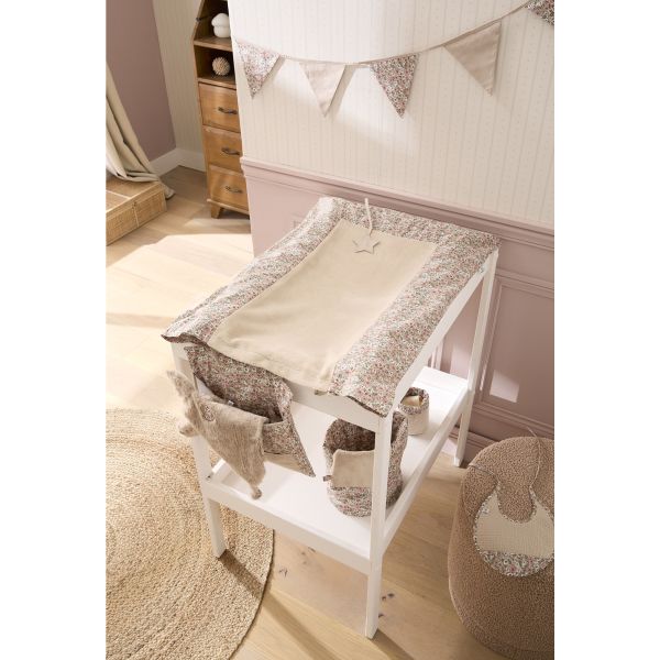 Lot corbeilles de rangement liberty / beige - Afternoon Tea