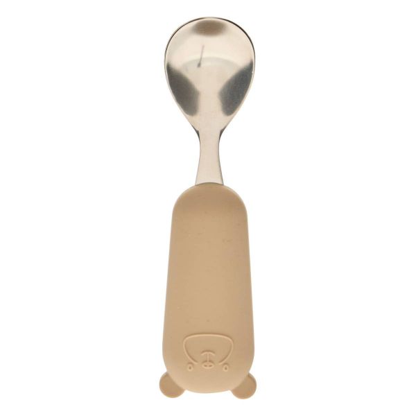 Set de couverts enfant beige cuillère et fourchette