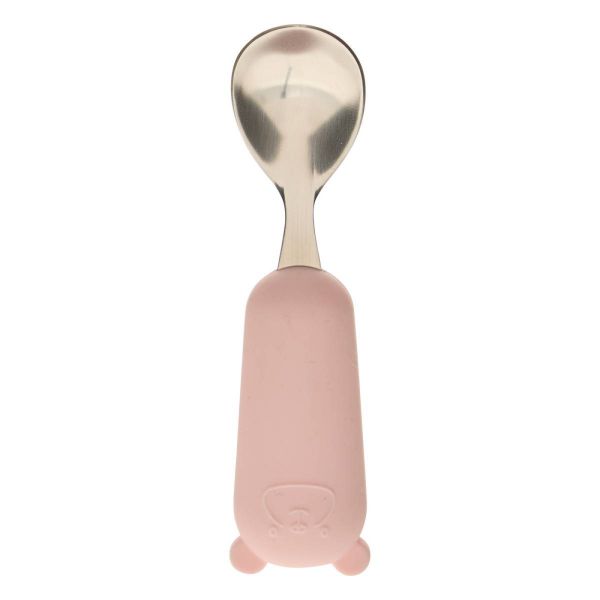 Set de couverts enfant rose cuillère et fourchette