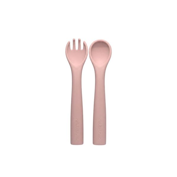 Set de 2 couverts Petit Croc Litchi