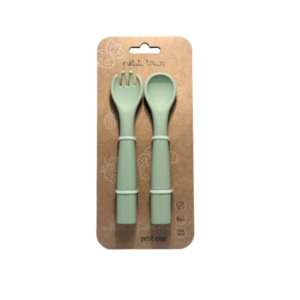 Set de 2 couverts Petit Croc Avocat
