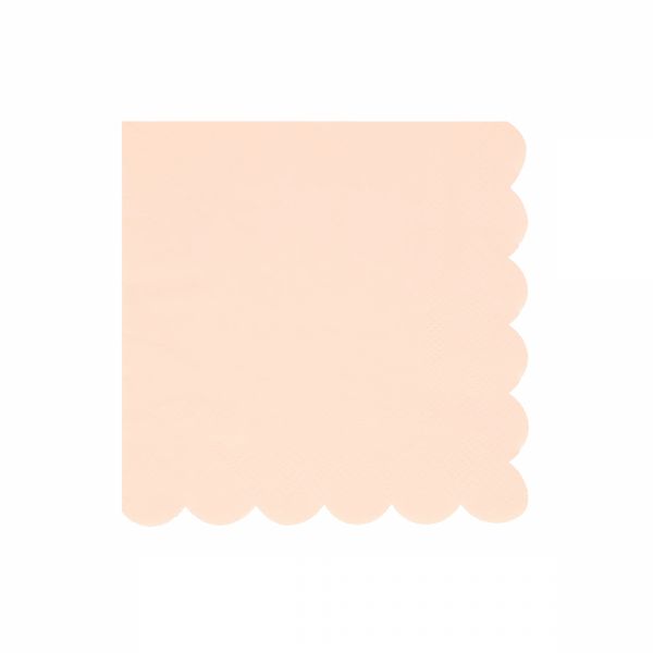 Lot de 16 grandes serviettes Rose chausson de ballet