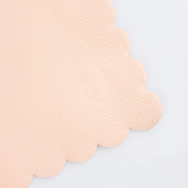 Lot de 16 grandes serviettes Rose chausson de ballet