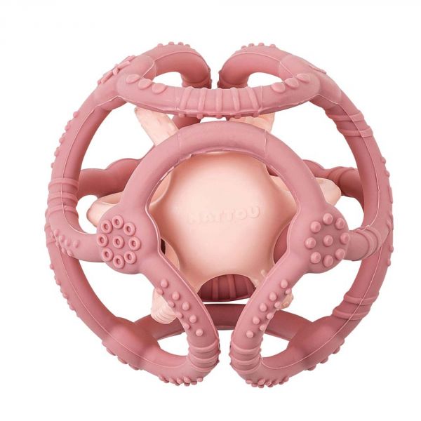 Set de 2 balles en Silicone vieux rose