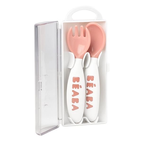 Set de 2 couverts bébé ergo 2ème âge nude