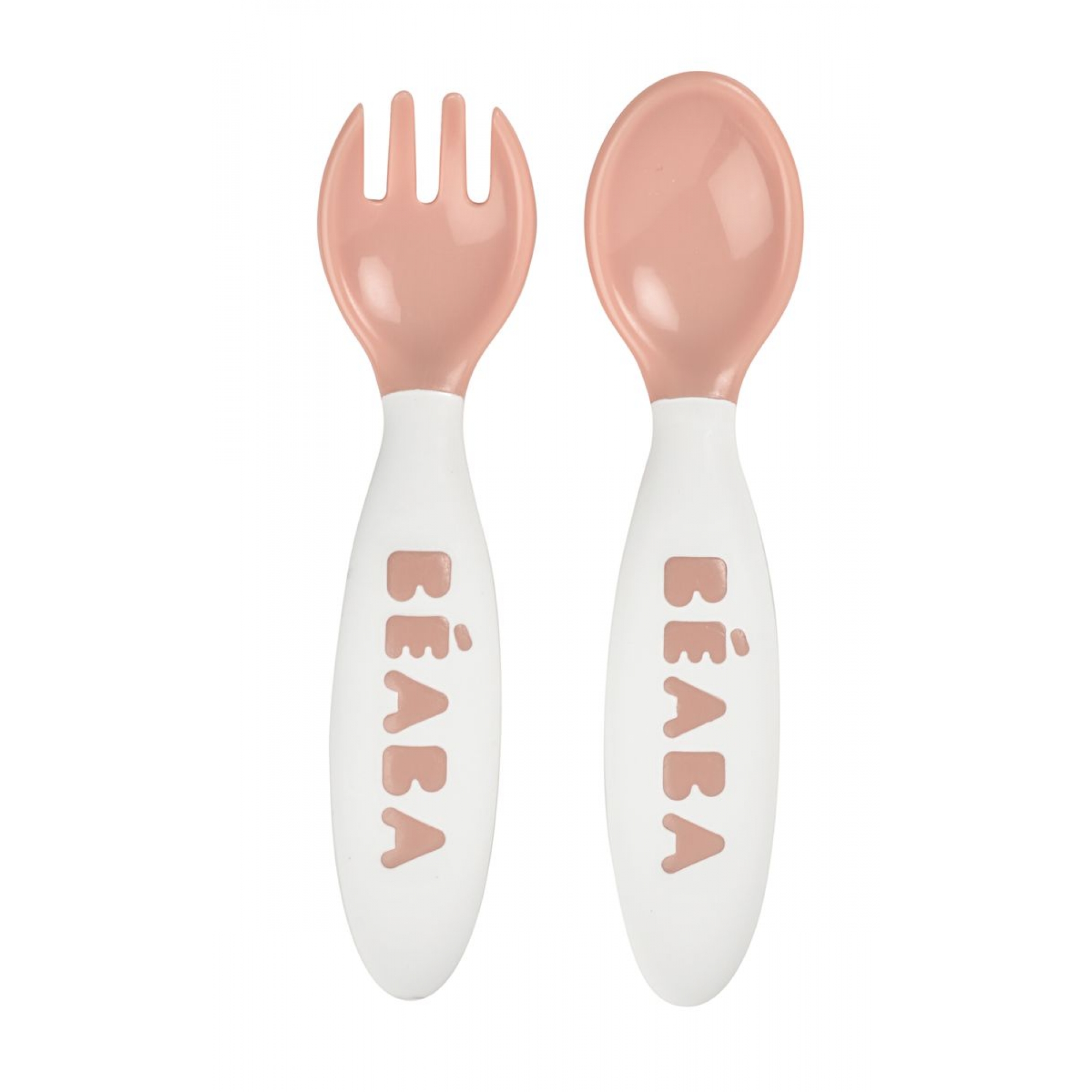 Set de 2 couverts bébé ergo 2ème âge nude - Made in Bébé