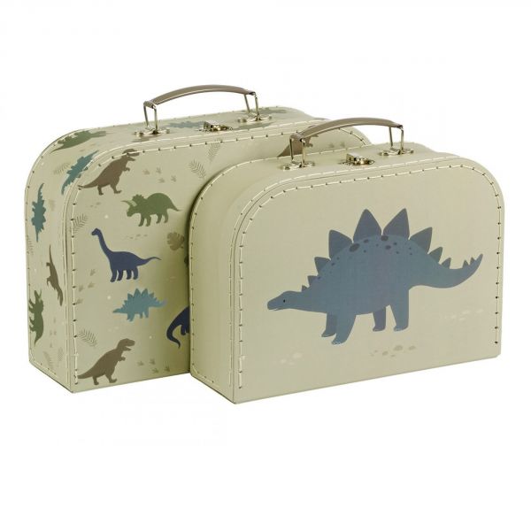 Set de 2 valisettes : dinosaures