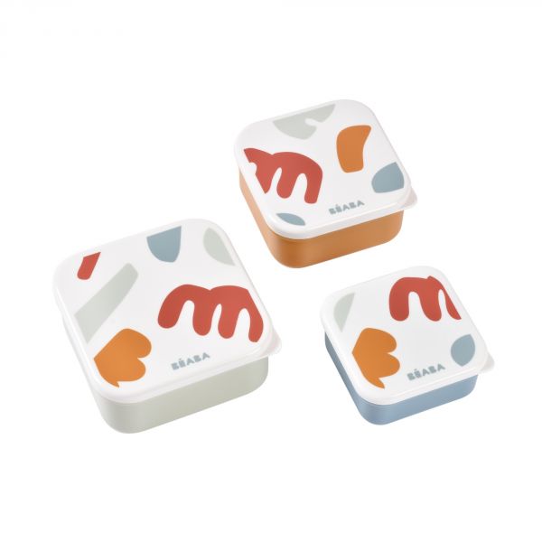 Lot de 3 boîtes à goûter Playful