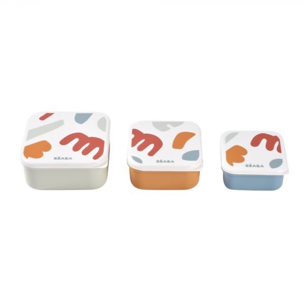Lot de 3 boîtes à goûter Playful