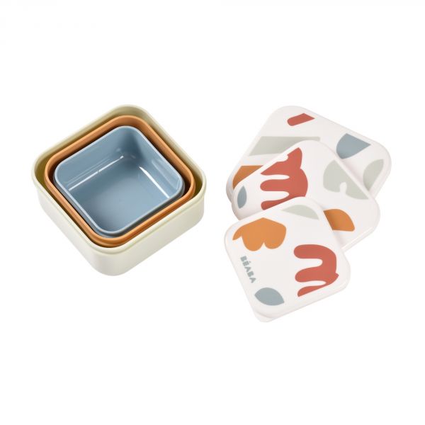 Lot de 3 boîtes à goûter Playful