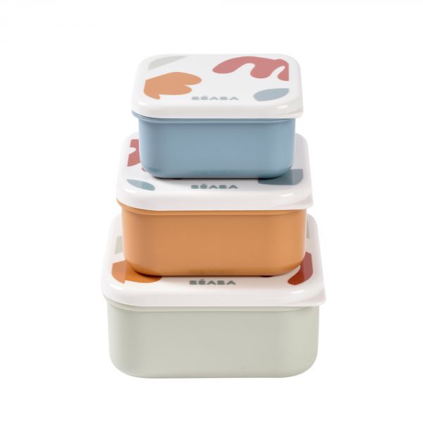 Lot de 3 boîtes à goûter Playful