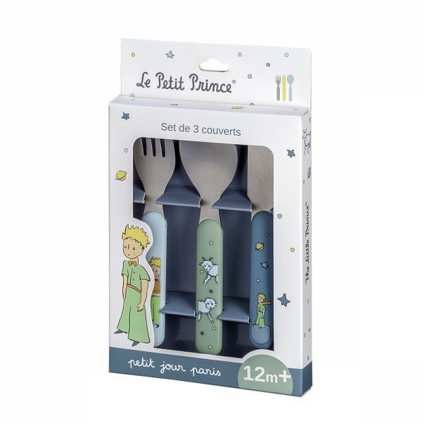 Set de 3 couverts pour bébé Le Petit Prince