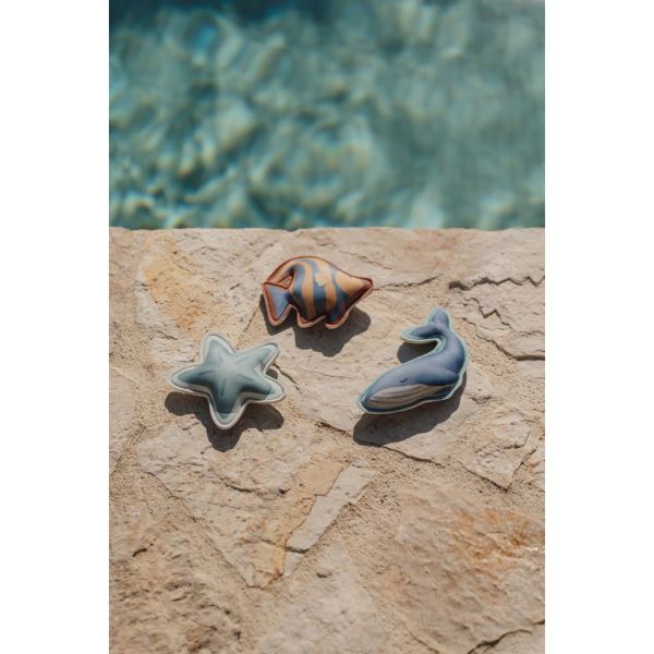 Set de 3 figurines de plage - Ocean World