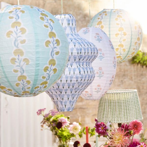 Lot de 3 lanternes en papier Molly Mahon