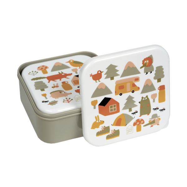 Set de 3 lunch box l'aventure