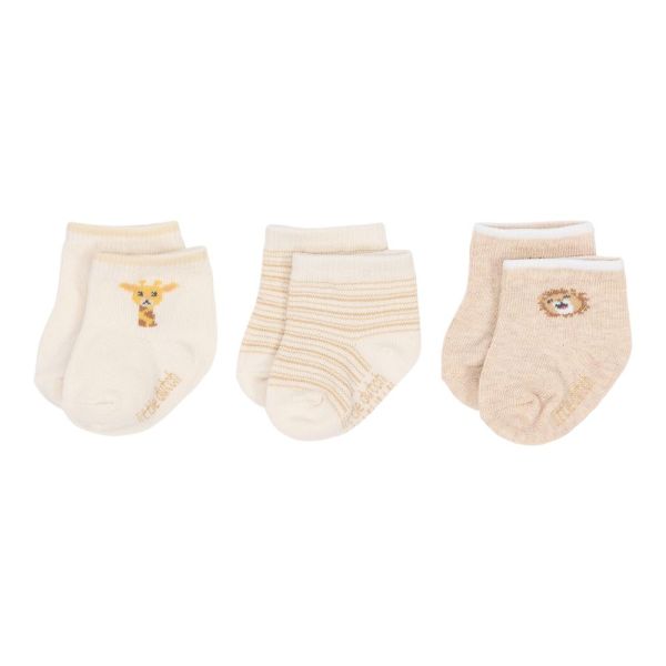 Set de 3 paires de chaussettes - Little safari - Taille 1