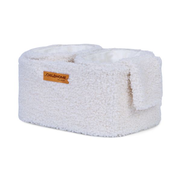 Lot de 3 paniers de rangement à suspendre Teddy Off White