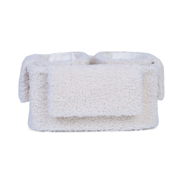 Lot de 3 paniers de rangement à suspendre Teddy Off White