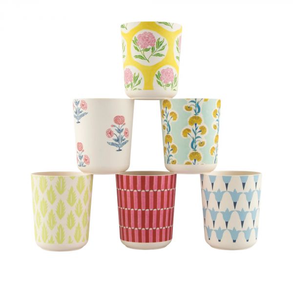 Lot de 6 gobelets réutilisables Molly Mahon