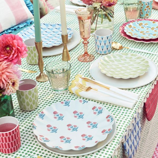 Lot de 6 petites assiettes réutilisables Molly Mahon
