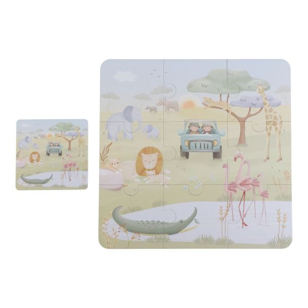 Set de 6 puzzles - Safari Friends