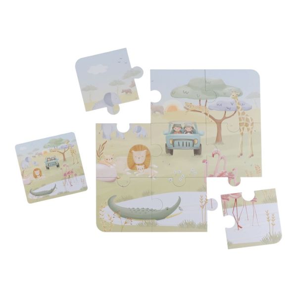 Set de 6 puzzles - Safari Friends