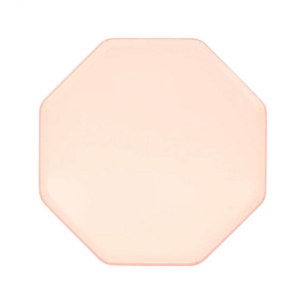 Lot de 8 petites assiettes Rose chausson de ballet