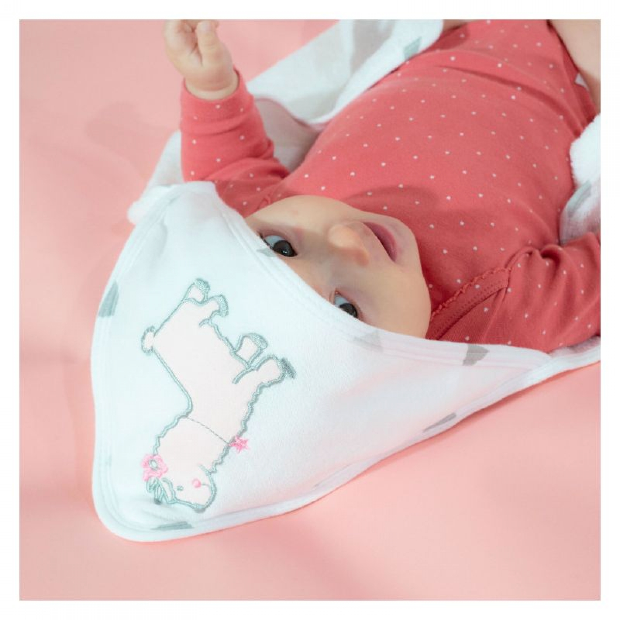 Trois Kilos Sept Set De Bain Bebe Lama M Ours Rose Made In Bebe